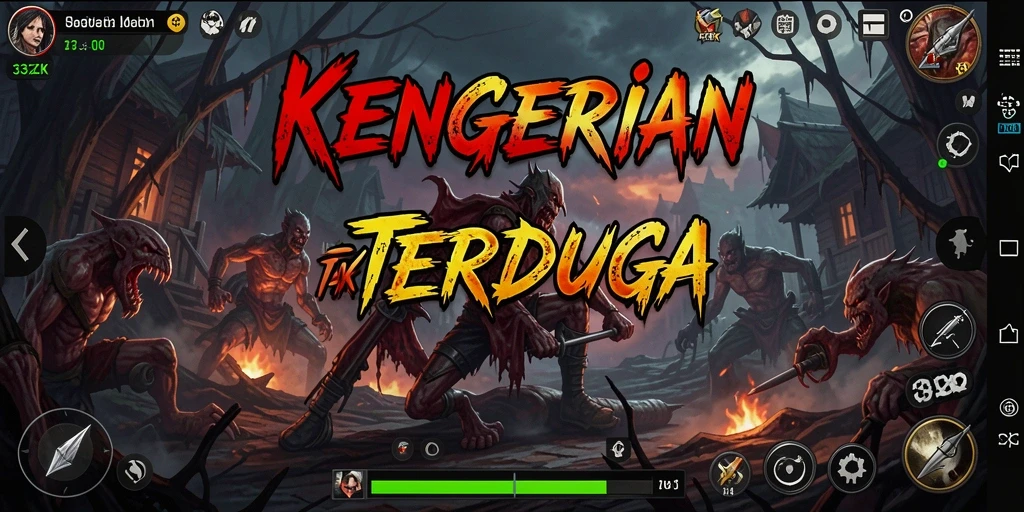 Screenshot gameplay <strong>33ZK</strong> yang menampilkan suasana menegangkan.