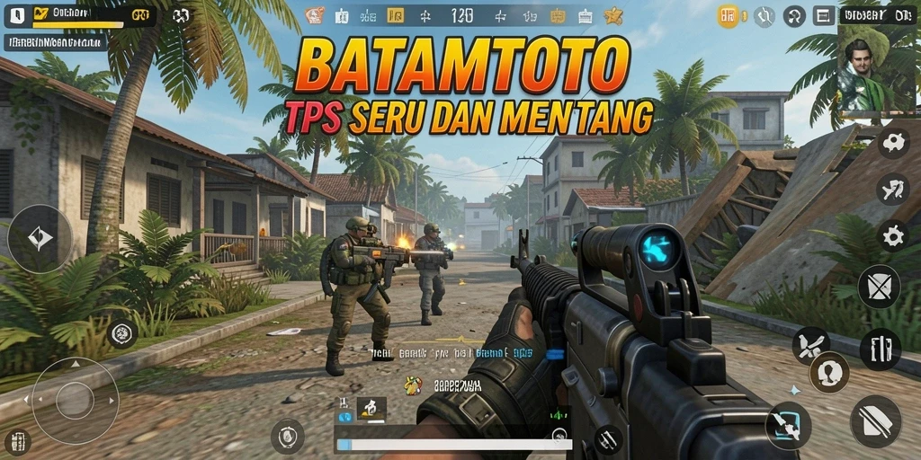 Screenshot menampilkan aksi gameplay intens di BATAMTOTO.