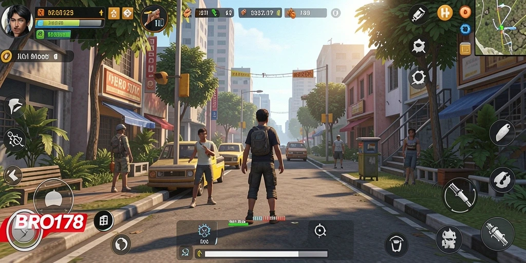 Tampilan menarik dari gameplay simulasi BRO178 yang mengasyikkan.