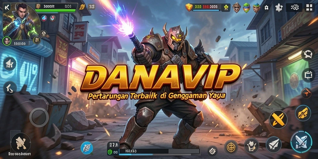 Tampilan gameplay yang menegangkan dan penuh aksi dari DANAVIP.