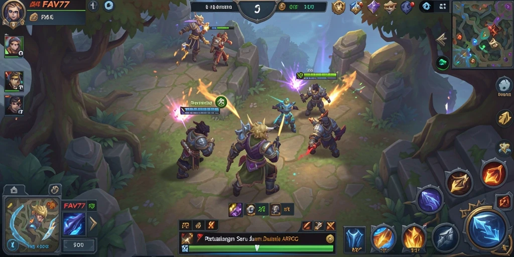 Gameplay seru FAV77 dalam dunia ARPG yang luas.