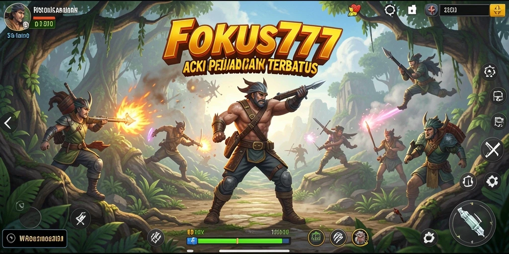 Tangkapan layar permainan <strong>FOKUS777</strong> yang menggambarkan aksi seru.