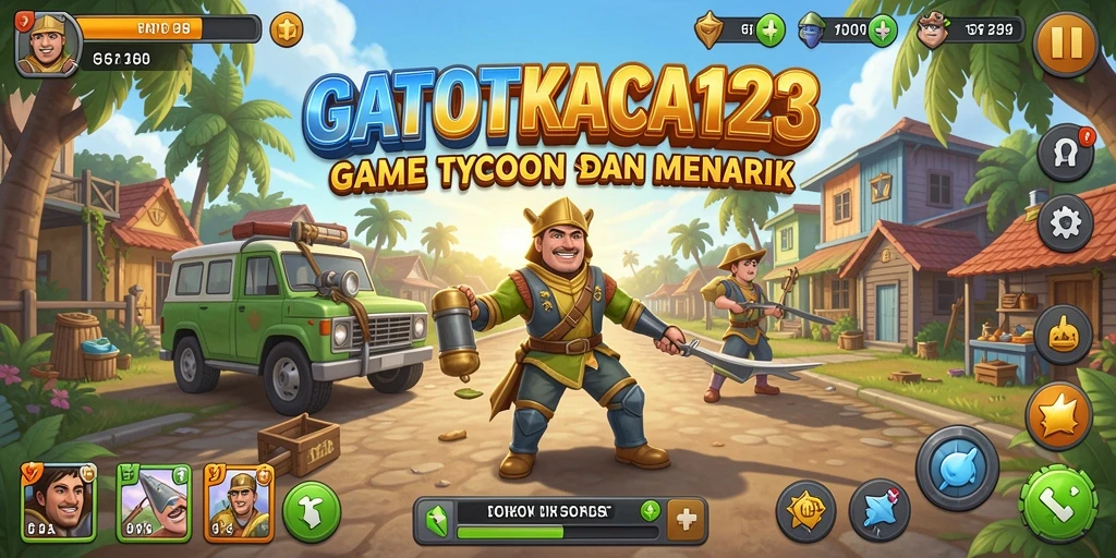 Gameplay GATOTKACA123 menunjukkan manajemen bisnis yang menarik.