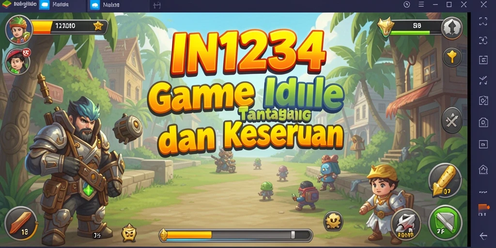 Tangkapan layar IN1234 menampilkan gameplay seru dan interaksi pemain.