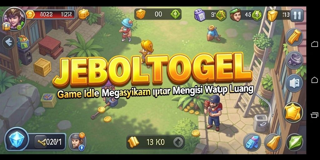 Tampilan gameplay JEBOLTOGEL yang simple dan menarik.