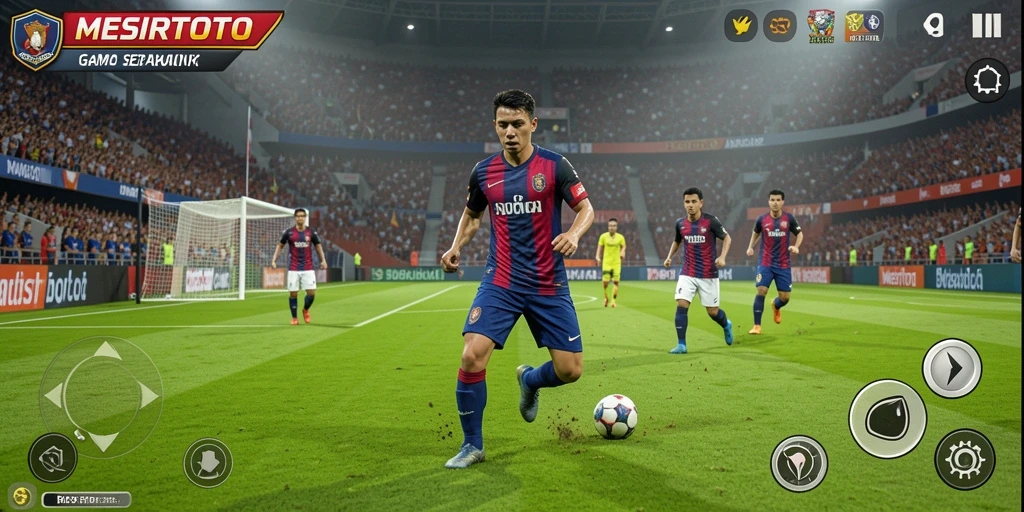 Screenshot gameplay <strong>MESIRTOTO</strong> yang menampilkan aksi menakjubkan di lapangan.