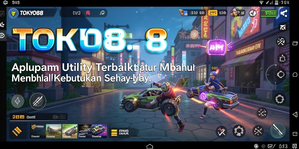 Tampilan antarmuka pengguna TOKYO88 yang intuitif dan menarik.